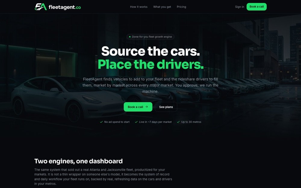 FleetAgent fleet growth engine
